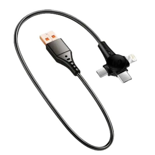 120W 3-in-1 USB-C Super-Fast Retractable Charging Cable Habicare