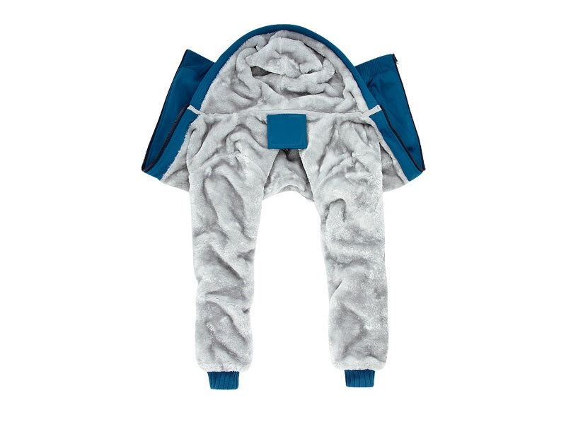 Fleece Lining Thermal Hood Jacket Size S-2XL dealonline.co.nz