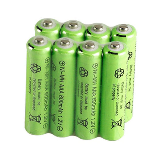 8Pcs 1.2V AAA Rechargeable Battery 600mAh Rechargeable Ni-MH Batteries dealonline.co.nz