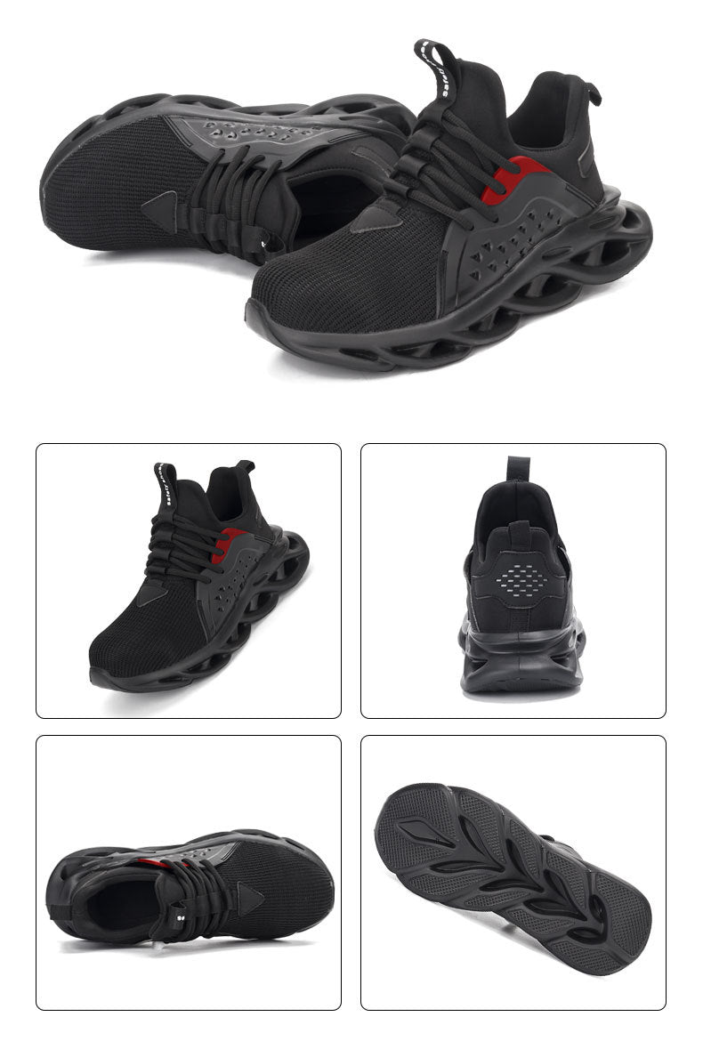 Steel Toe Work Shoes Safety Sneakers Industrial Shoes Lightweight Puncture Proo