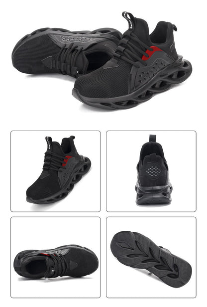 Steel Toe Work Shoes Safety Sneakers Industrial Shoes Lightweight Puncture Proo