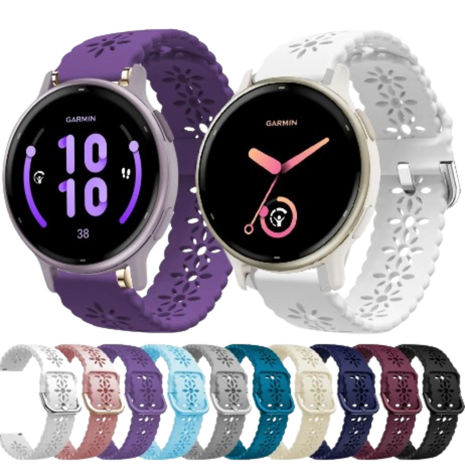 Watch Band for the Garmin Vivoactive 3 Series (available in 10 colours) Habicare