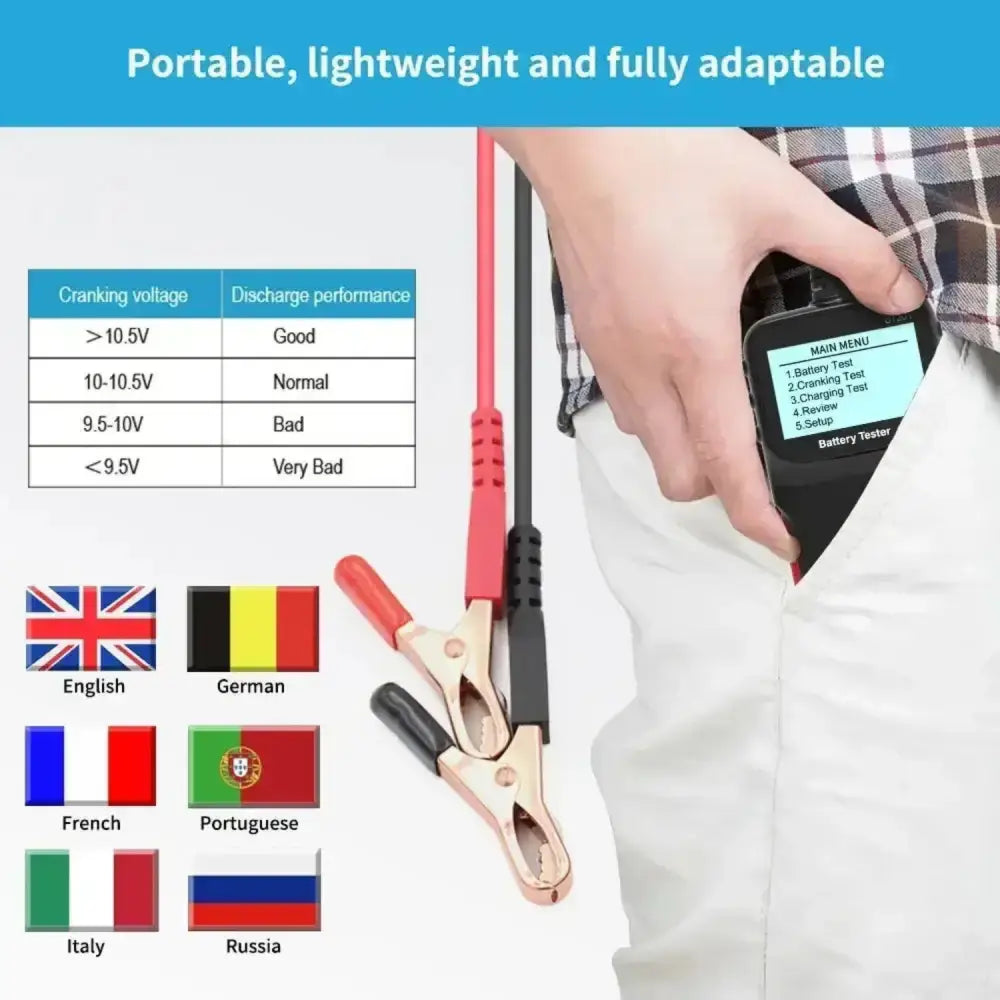 12V Car Battery Tester Habicare