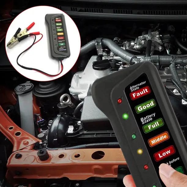 12V LED Car Battery Load Tester 9eight5