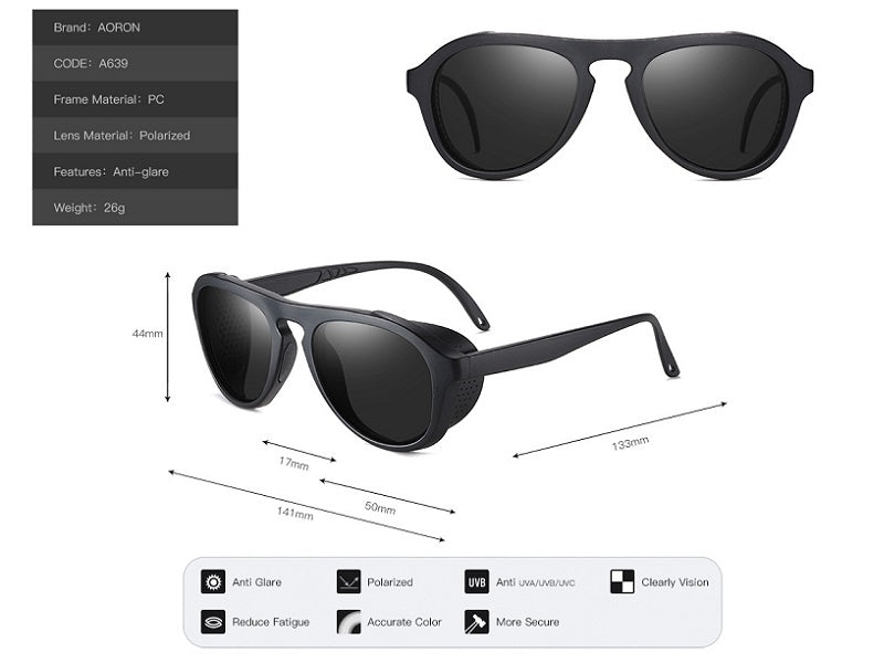 BLACK - HD Polarized Lens Sunglasses Anti-Blue Ray Hydrophobic dealonline.co.nz
