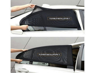 2*Car Side Rear Window Sun Visor Shade Mesh Cover Shield Sunshade UV Protector dealonline.co.nz