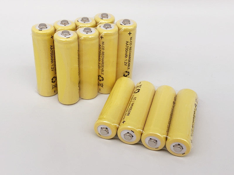 12Pcs 1.2V AA Rechargeable Battery 700mAh Rechargeable Ni-Cd Batteries dealonline.co.nz