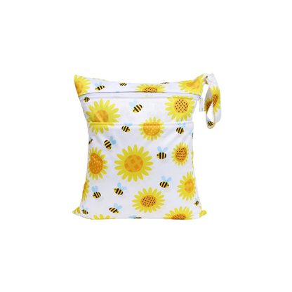 Reusable Wet Bags for Cloth Nappies - Dual Compartment, Waterproof