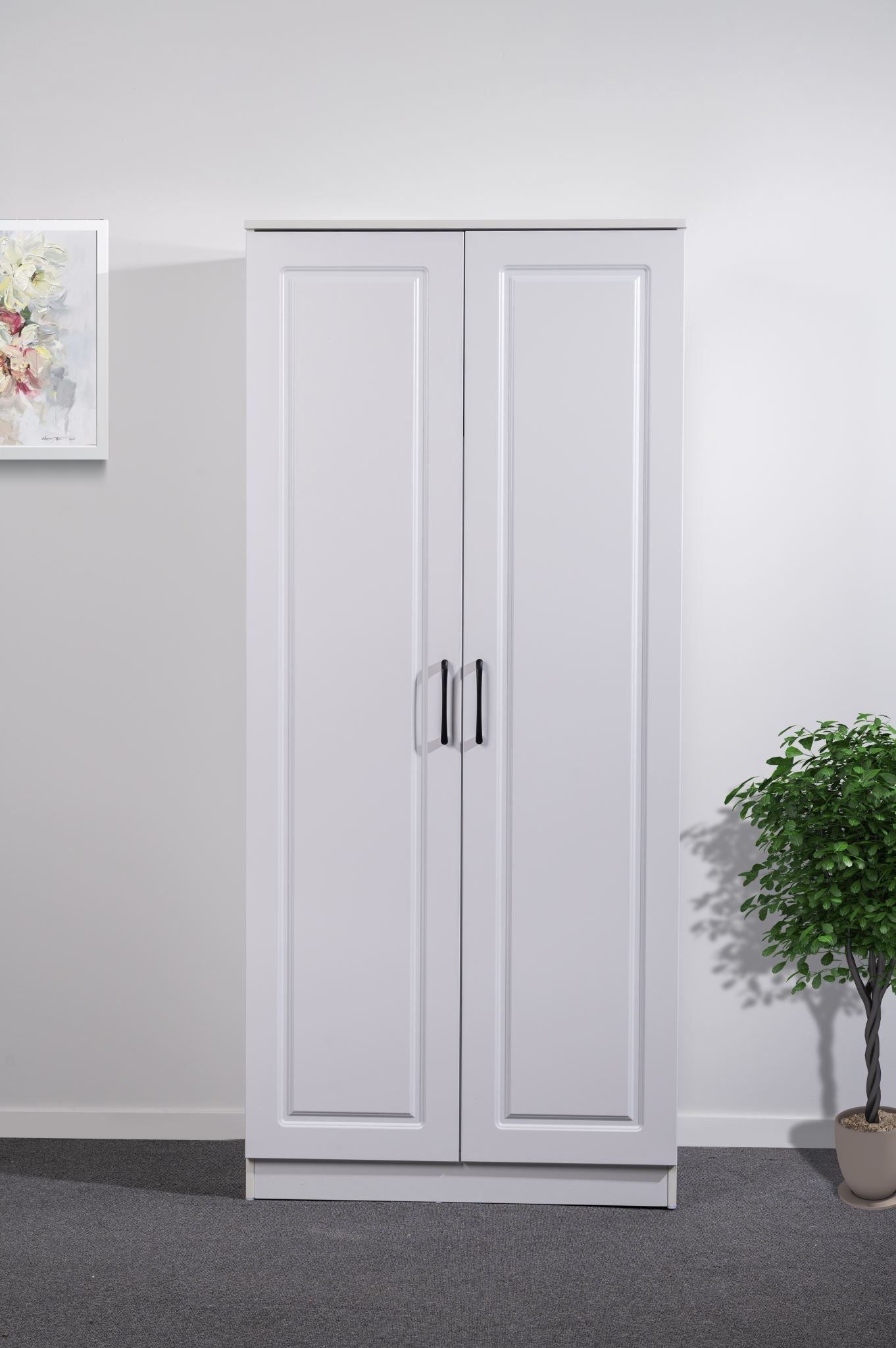 'Rebon' White Wardrobe sue-e furniture