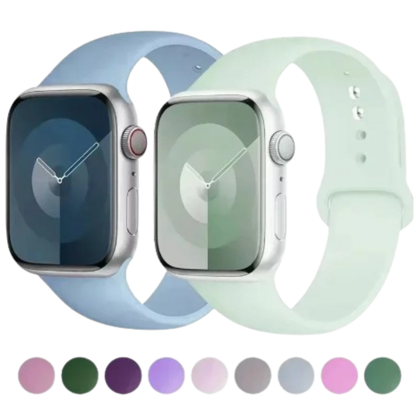 Silicone Strap for Apple Watch Series (42mm - 49mm) Habicare