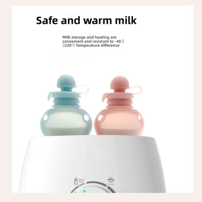 Reusable Silicone Food Pouches 150ml - For Milk, Purees & Snacks
