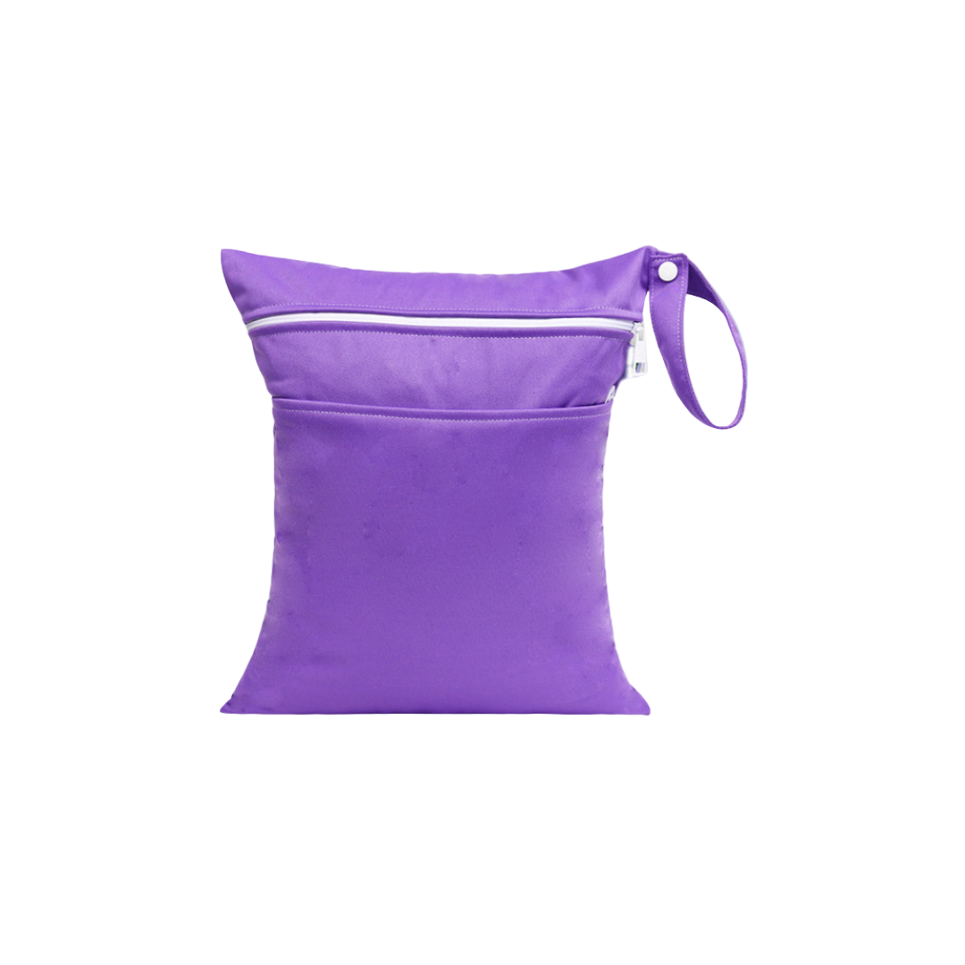 Reusable Wet Bags for Cloth Nappies - Dual Compartment, Waterproof