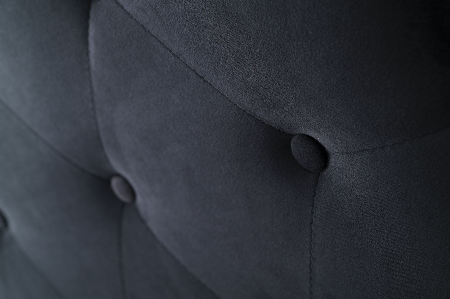 Fenland Headboard Black Velvet King Single Size sue-e furniture