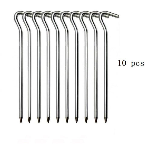 Camping Pegs – 10pcs Aluminium Alloy Tent Stakes ECOTREK