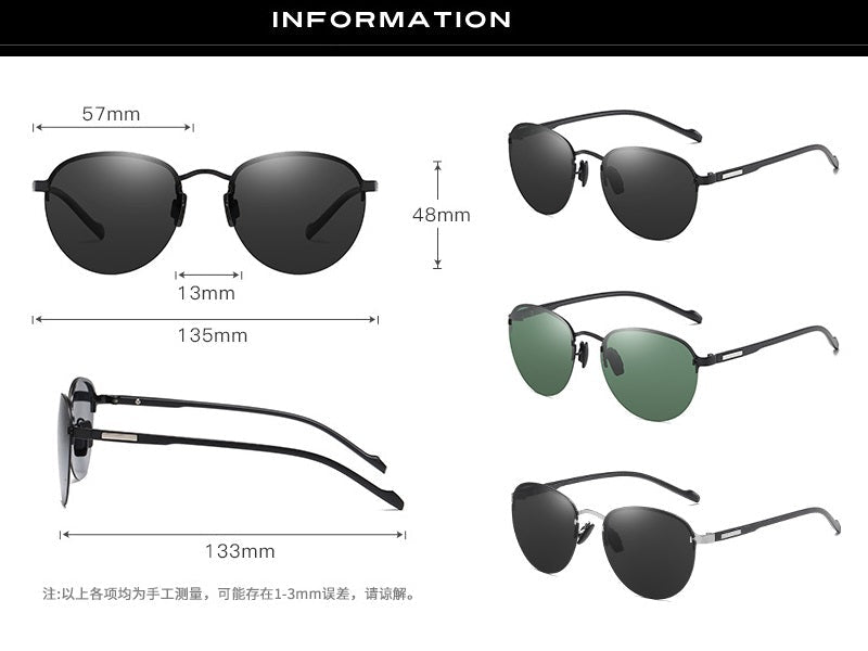 BLACK/ DARK GREEN HD Polarized Lens Sunglasses Anti-Blue Ray Hydrophobic dealonline.co.nz