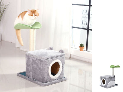 Cat Kitten Tree Scratching Post Climbing Activity Centre Sisal Bed Toy Scratcher dealonline.co.nz