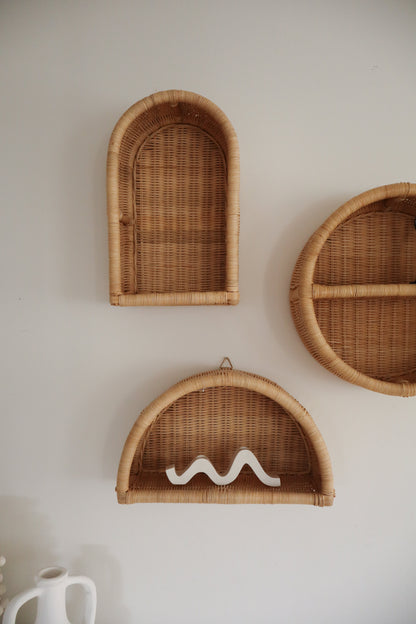 Woven Rattan Wall Shelf Inkah Limited