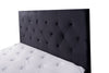Fenland Headboard Black Velvet King Size