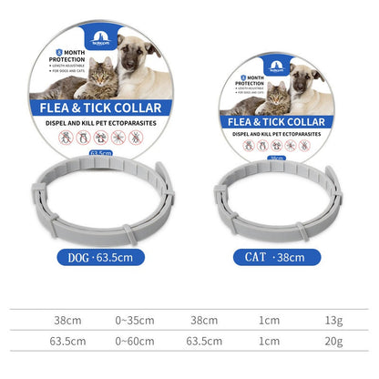 Flea and Tick Collar for Dogs, 8-month Flea and Tick Collar for Dog 63.5cm dealonline.co.nz