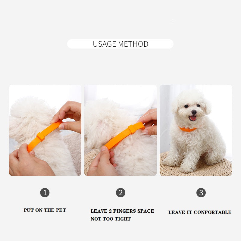 Flea and Tick Collar for Dogs, 8-month Flea and Tick Collar for Dog 63.5cm dealonline.co.nz