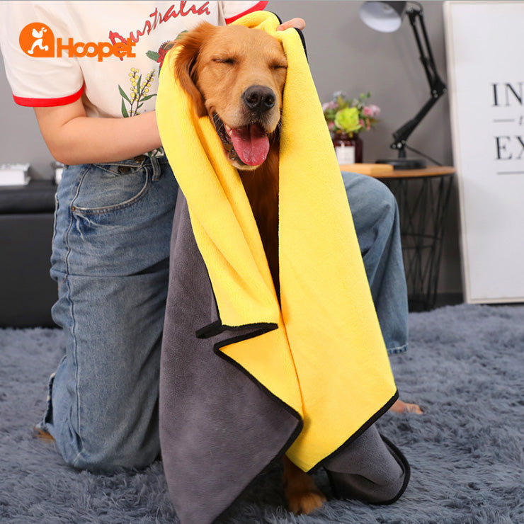 Microfiber Bath Dog Towel Super Absorbent Pet Ultra Drying Towels - M dealonline.co.nz