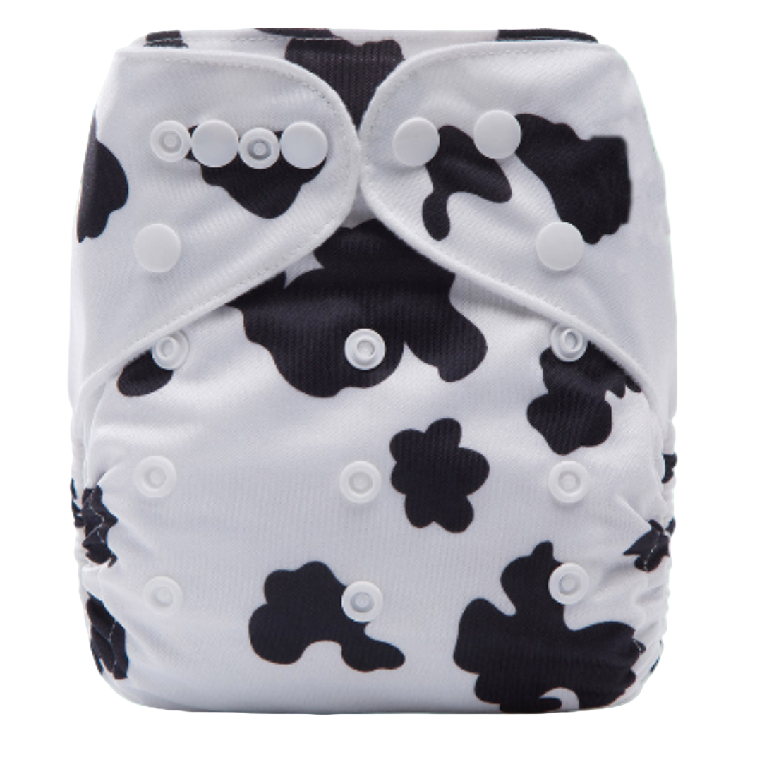 Reusable Cloth Nappies - One Size Fits 3-17kg, Eco-Friendly