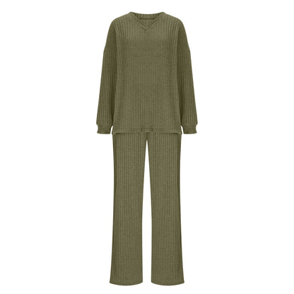 Casual Two-Piece Set with T-Shirt and Pants