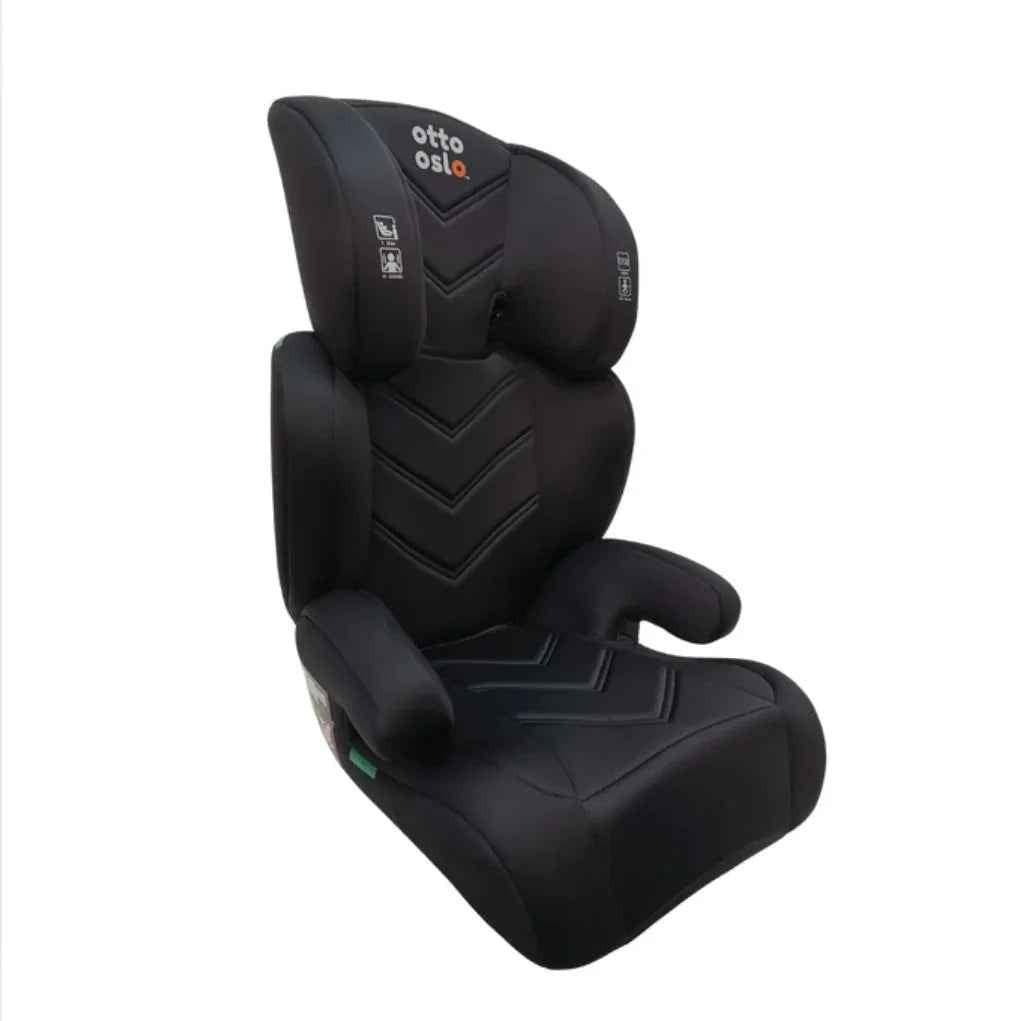 Zen i-Size Booster Car Seat with ISOFIX and Adjustable Headrest - BLACK