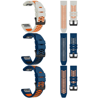 Quick Fit Silicone Strap for the Garmin Fenix 5X & 5X Plus (available in 12 colours) Habicare