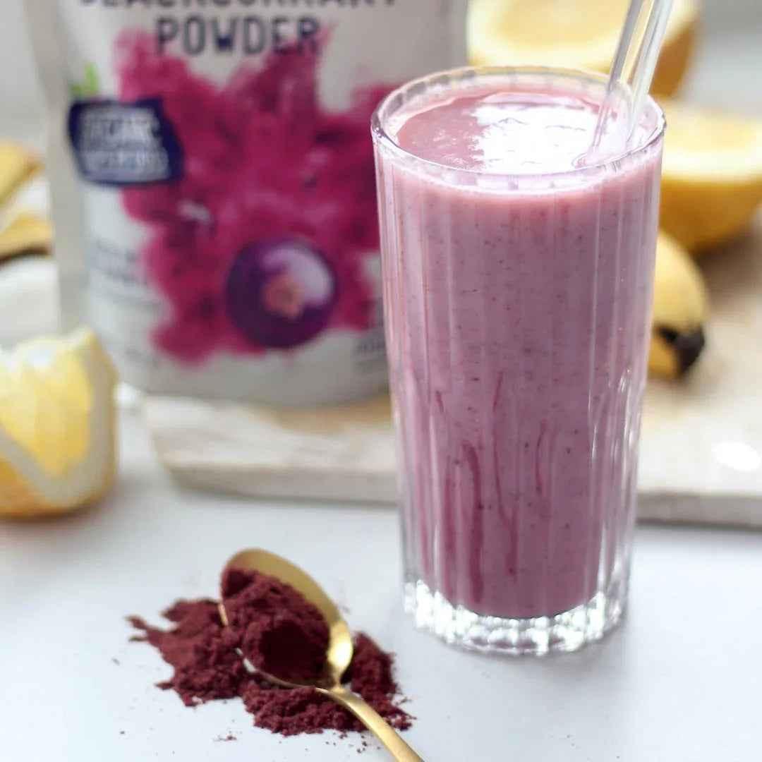 Organic Blackcurrant Powder 450g (Loose Powder)