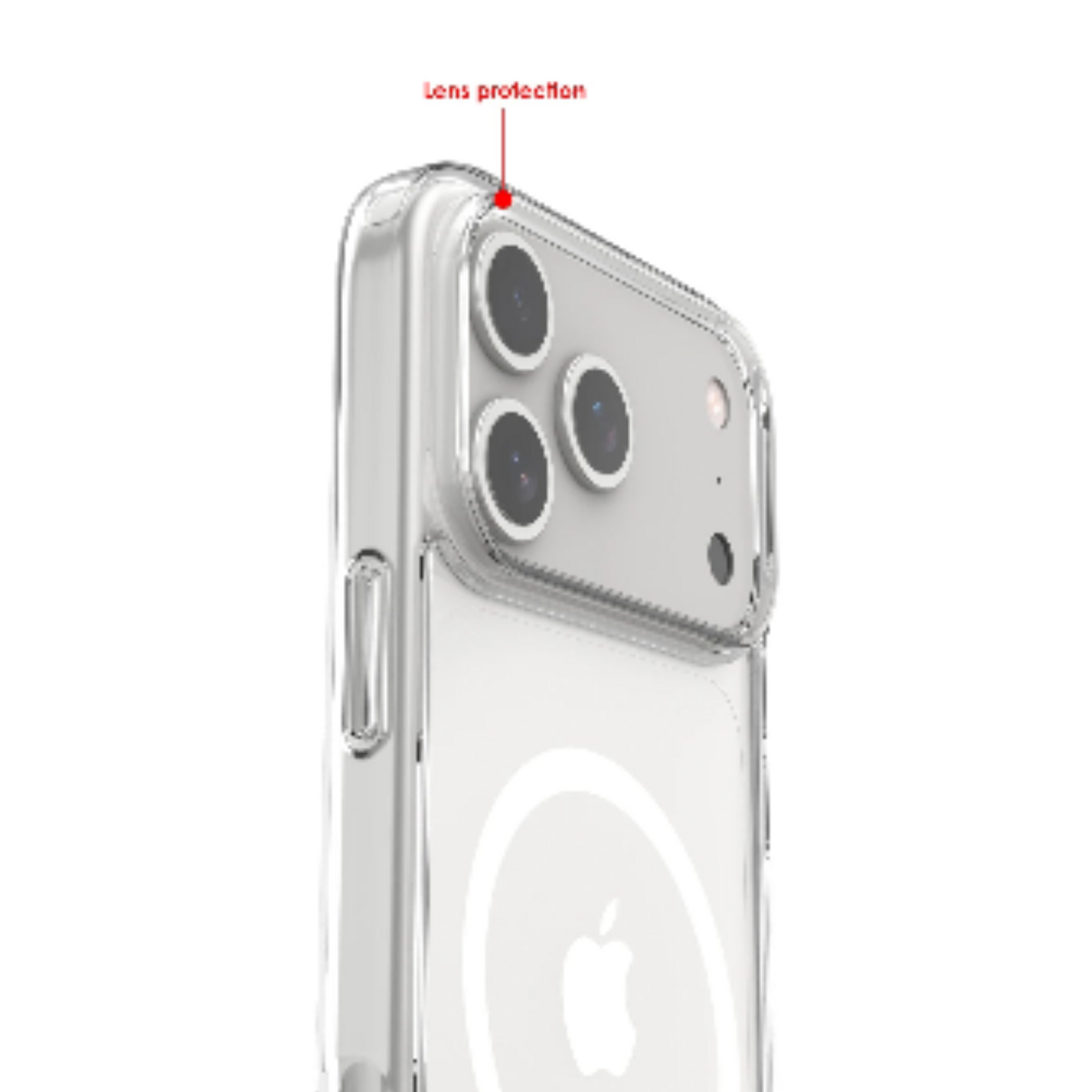 Shockproof Clear Wireless Charging Case for the iPhone 17 Series Habicare