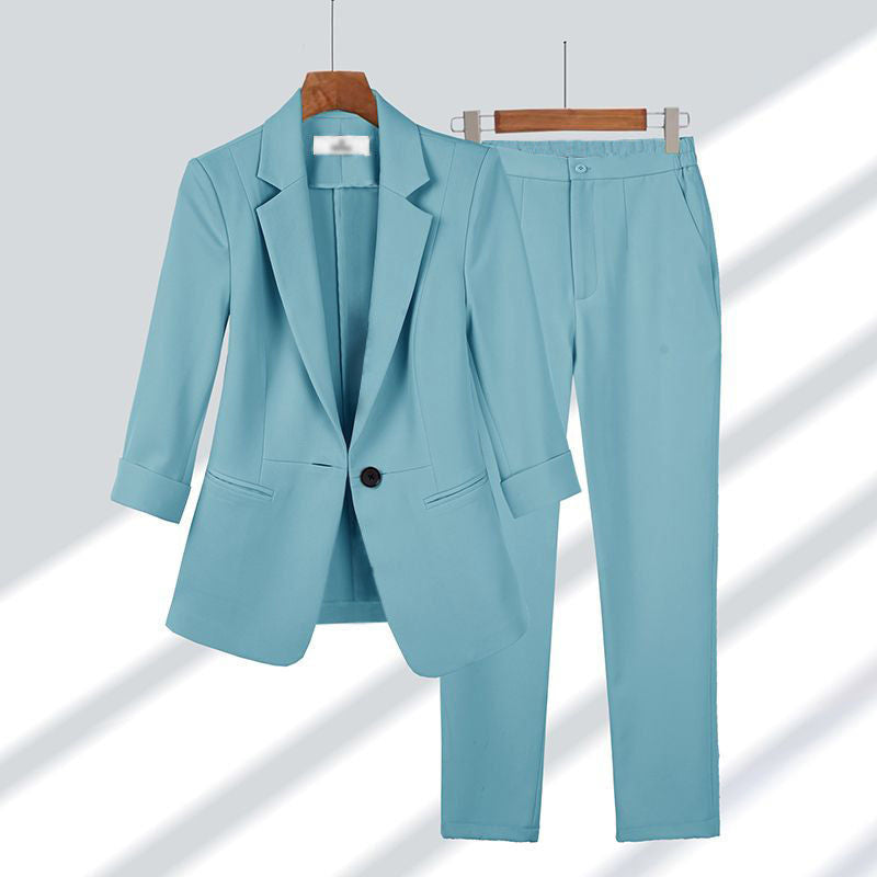 Women's Slim-Fit Two-Piece Trouser Suit – Modern Muse