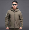 Men's Tactical Softshell Jacket — Waterproof Windproof Fleece Lined | Outdoor & Hiking