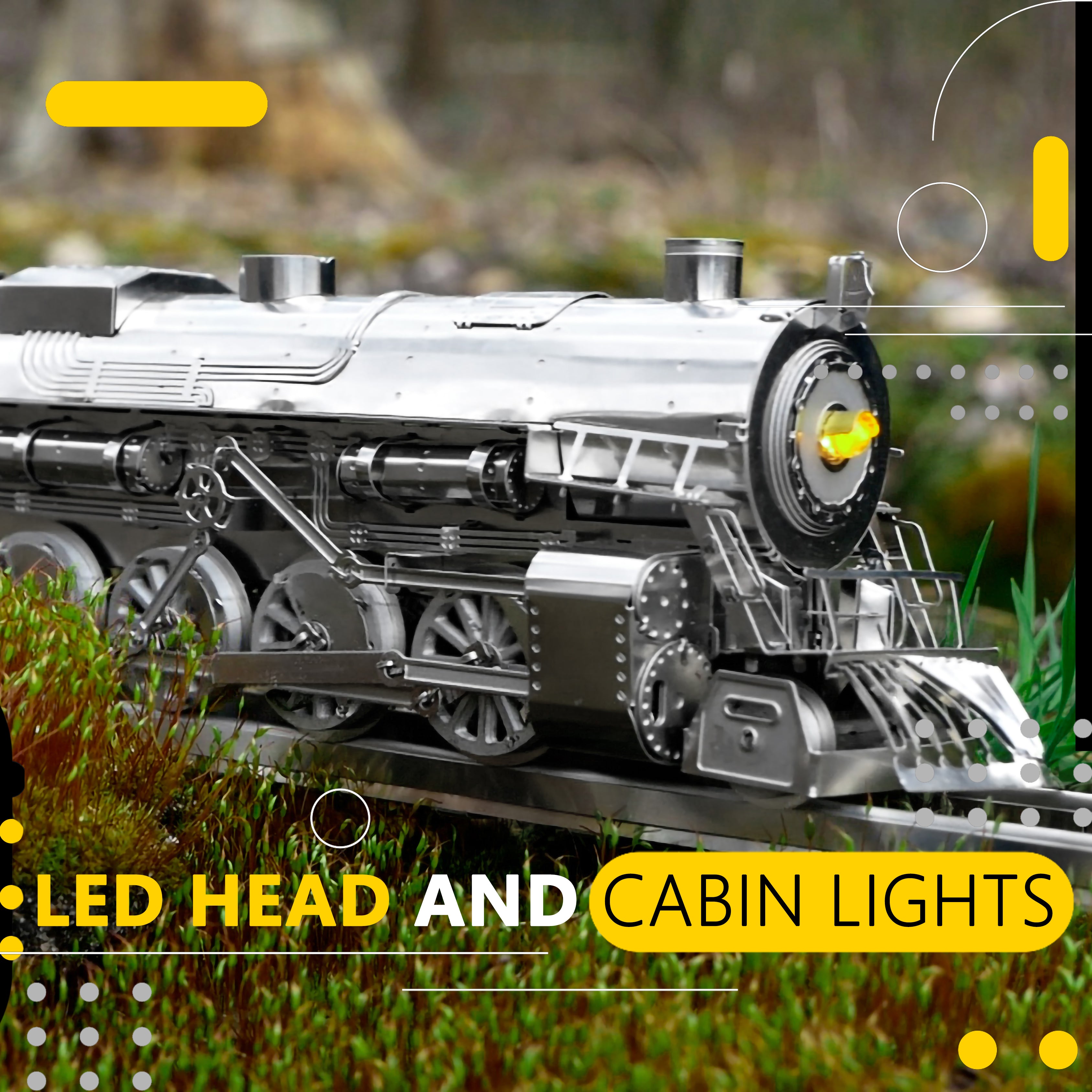 POLAR STEEL Magic Express Mechanical Steam train-2