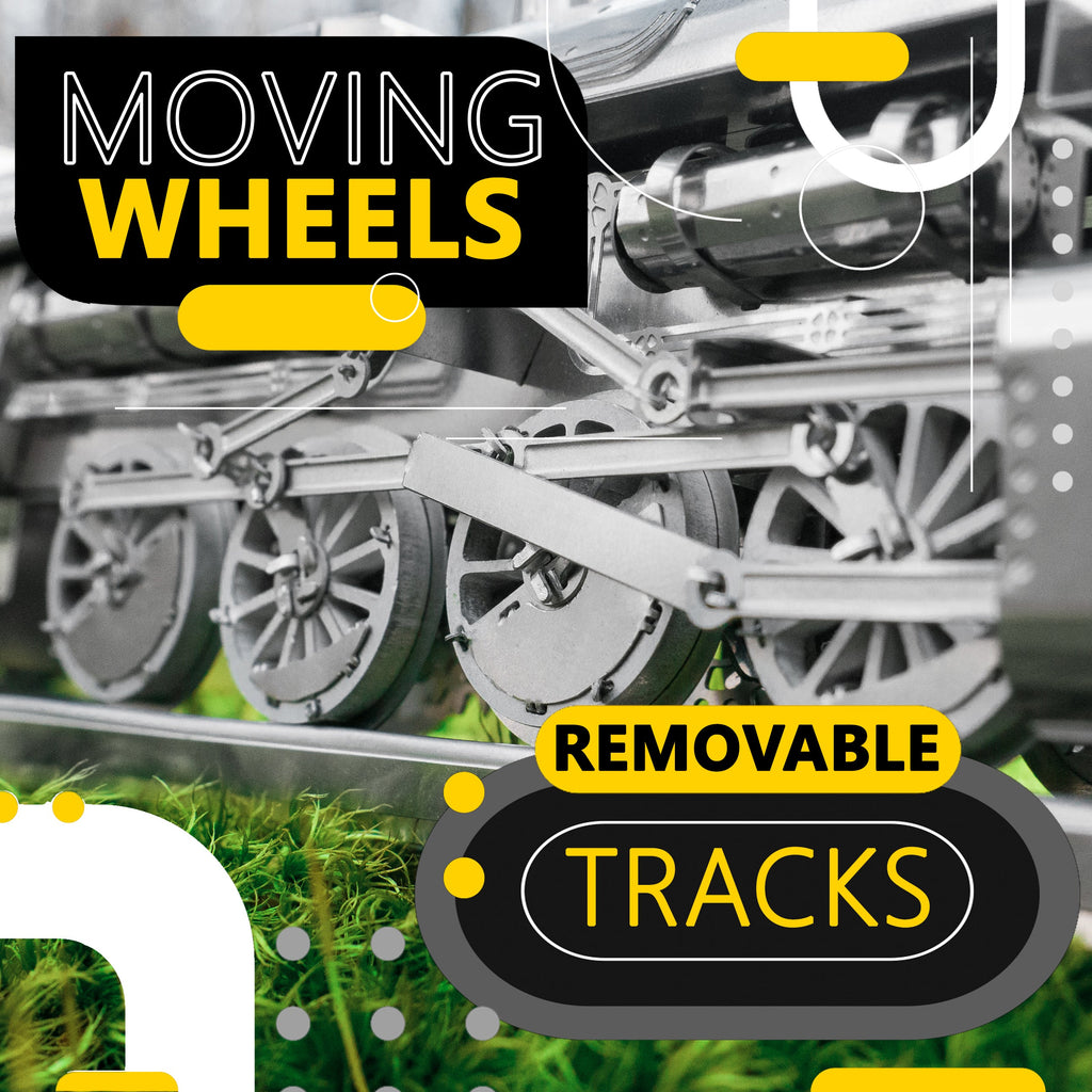 POLAR STEEL Magic Express Mechanical Steam train-3