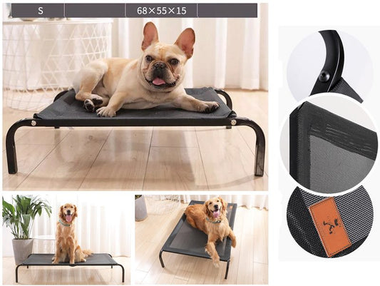 W25268355*54*15cm Pet Bed Dog Cat Bed Mesh Elevated Raised Indoor Sleeping Cot S dealonline.co.nz