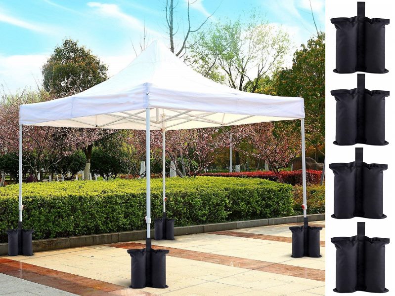 4PCS * Gazebo Foot Feet Leg Sandbag Tent Anchor Marquee Weights Stall Sand Bag dealonline.co.nz