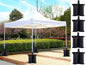 4PCS * Gazebo Foot Feet Leg Sandbag Tent Anchor Marquee Weights Stall Sand Bag dealonline.co.nz