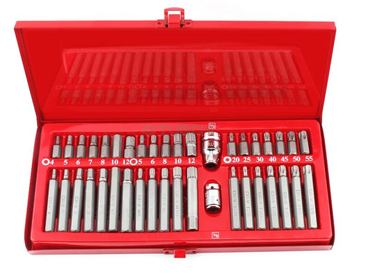 40 Pieces Hex Shank Screwdriver Drill Set Bits Metal Case dealonline.co.nz