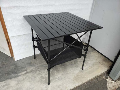Portable Folding Table Tea Picnic Camping Barbecue Square Table 55cm dealonline.co.nz