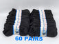 (60 Pairs) Thin Ankle Socks - BLACK - M7-11/ W8-12 dealonline.co.nz