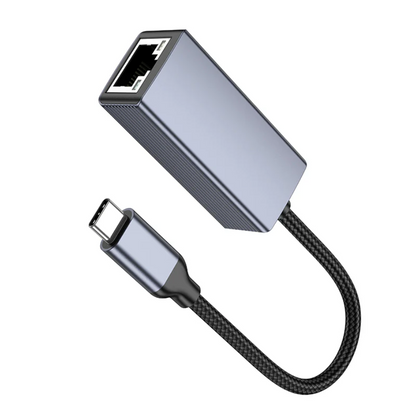 USB-C to RJ45 Ethernet Adapter 1000Mbps Gigabit LAN Adapter techplus