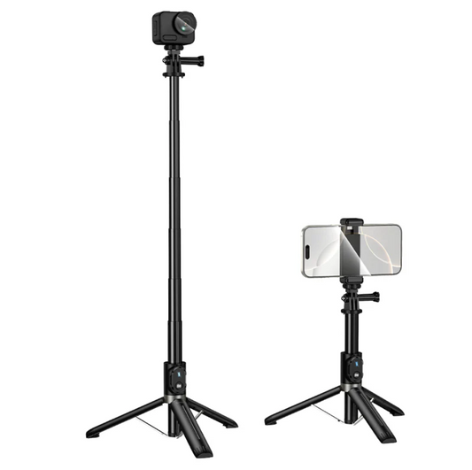 Bluetooth Selfie Stick Tripod 95cm with Remote (K101) techplus