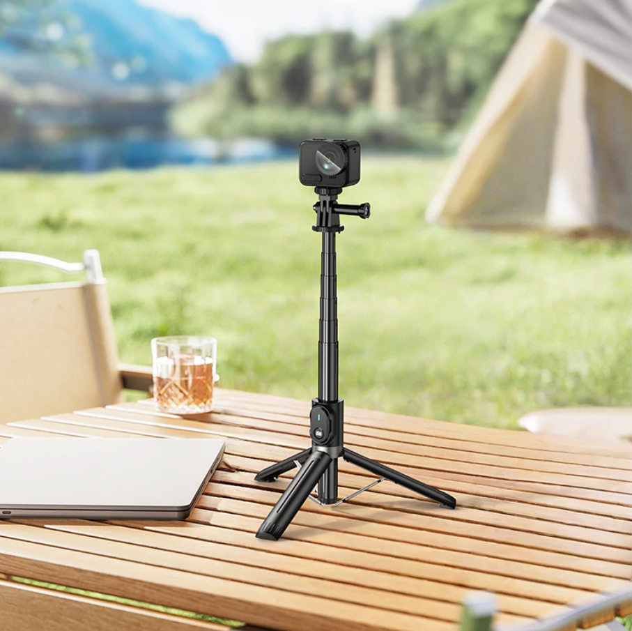 Bluetooth Selfie Stick Tripod 95cm with Remote (K101) techplus