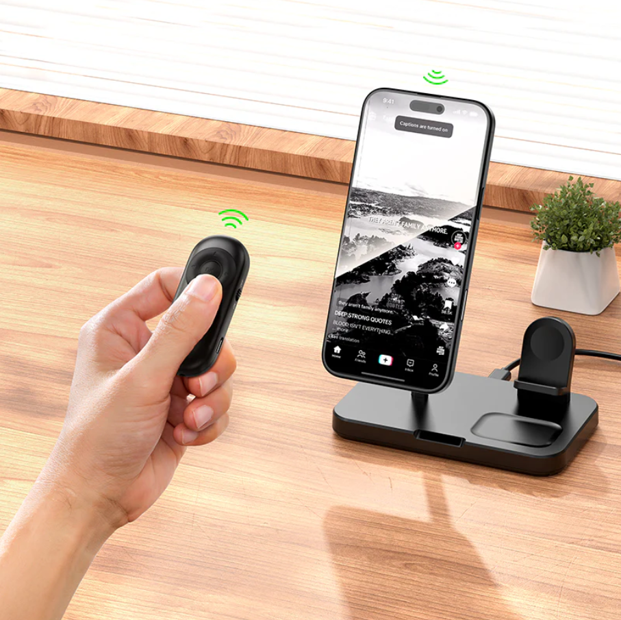 Bluetooth TikTok Remote Control GM204 Mini Phone Remote techplus