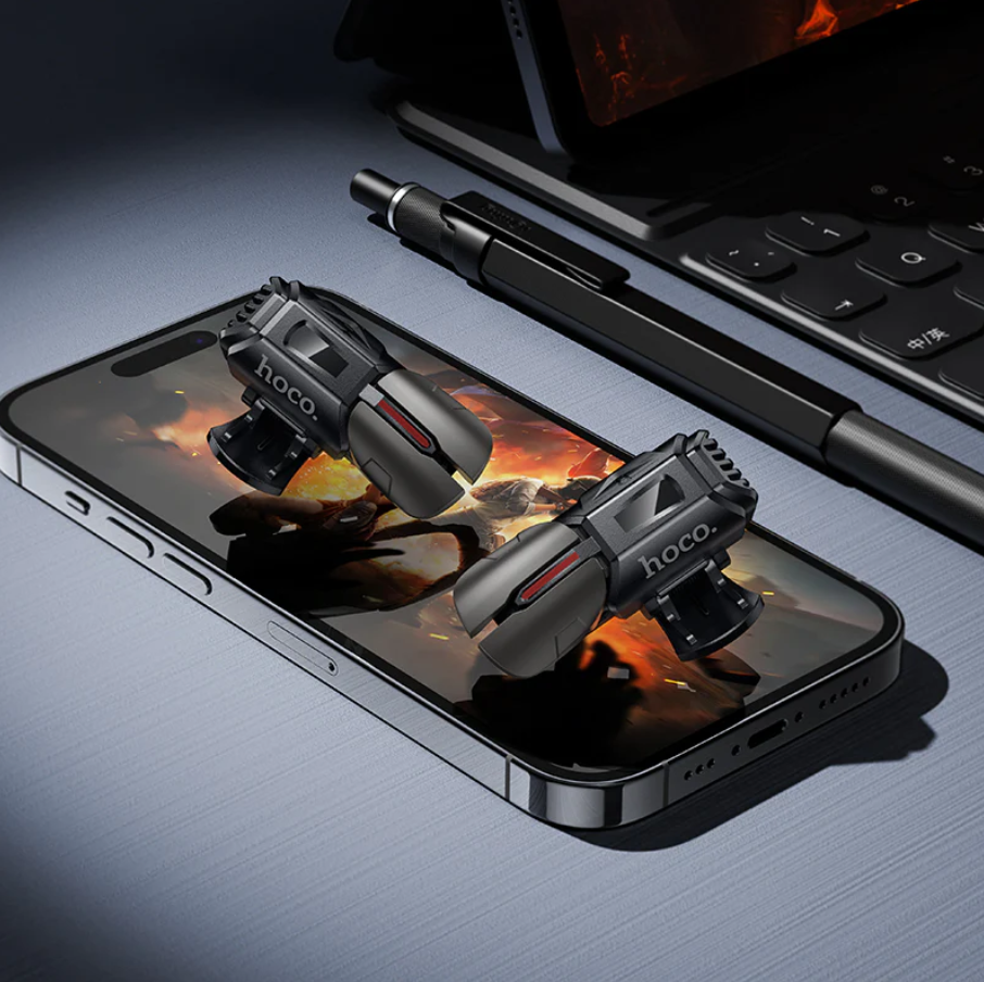 Mobile Gaming Trigger Buttons 4 Finger Controller (GA22) techplus