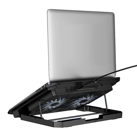 Laptop Stand with Cooling Fan Adjustable (GA4) techplus
