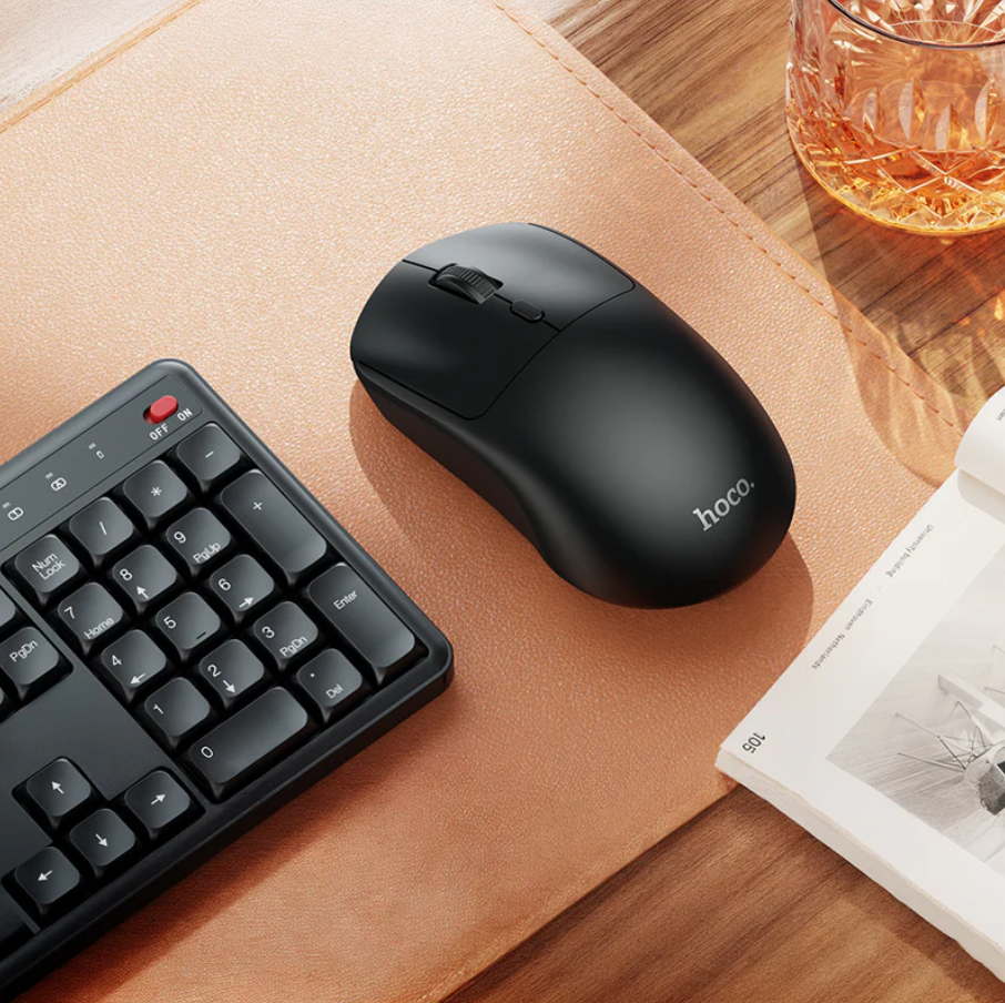 Hoco Wireless Mouse Adjustable DPI Upto 1600 (GM42) techplus