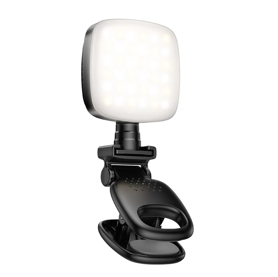 Hoco Portable Mini LED Fill Light Clip On 9 Level (K28) techplus