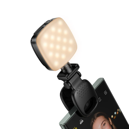 Hoco Portable Mini LED Fill Light Clip On 9 Level (K28) techplus